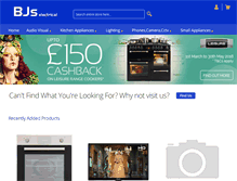 Tablet Screenshot of bjselectrical.co.uk